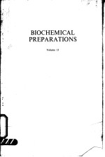 BIOCHEMICAL PREPARATIONS VOLUME 13