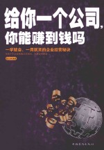 给你一个公司,你能赚到钱吗