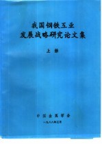 我国钢铁工业发展战略研究论文集 (上册)