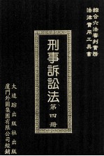 刑事诉讼法 第4册