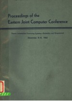 PROCEEDINGS OF THE EASTERN JOINT COMPUTER CONFERENCE DECEMBER 8-10 1953