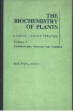 THE BIOCHEMISTRY OF PLANTS VOLUME 3