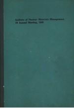 INSTITUTE OF NUCLEAR MATERIALS MANAGEMENT