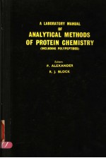 ANALYTICAL METHODS OF PROTEIN CHEMISTRY VOLUME 2 THE COMPOSITION,STRUCTURE AND REACTIVITY OF PROTEI