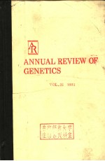 ANNUAL REVIEW OF GENETICS VOLUME 25
