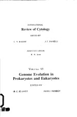 INTERNATIONAL REVIEW OF CYTOLOGY VOLUME 93 GENOME EVOLUTION IN PROKARYOTES AND EUKARYOTES