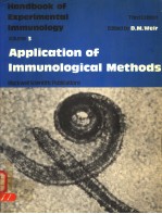 HANDBOOK OF EXPERIMENTAL IMMUNOLOGY IN THREE VOLUMES VOLUME 3 APPLICATION OF IMMUNOLOGICAL METHODS