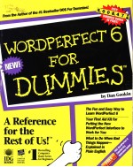 WORDPERFECT 6 FOR DUMMIES