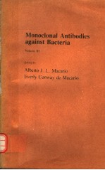 MONOCLONAL ANTIBODICS AGAINST BACTERIA VOLUME III