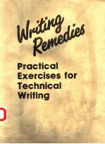 WRITING REMEDIES PRACTICAL EXERCISES FOR TECHNICAL WRITING