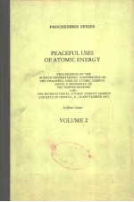 PEACEFUL USES OF ATOMIC ENERGY VOLUME 2