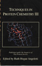 TECHNIQUES IN PROTEIN CHEMISTRY Ⅲ