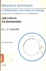 LABORATORY TECHNIQUES IN BIOCHEMISTRY AND MOLECULAR BIOLOGY VOLUME 8 CELL CULTURE FOR BIOCHEMISTS
