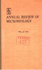 ANNUAL REVIEW OF MICROBIOLOGY VOLUME 40