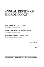 ANNUAL REVIEW OF ENTOMOLOGY VOLUME 34 1980
