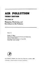 AIR POLLUTION THIRD EDITION VOLUME 3 MEASURING