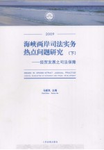 海峡两岸司法实务热点问题研究 下