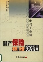 财产保险核赔实物指南 电气工业篇