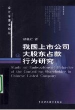 我国上市公司大股东占款行为研究