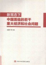新常态下中国面临的若干重大经济和社会问题