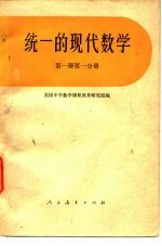 统一的现代数学 第1册 第1分册