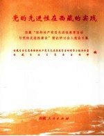 党的先进性在西藏的实践 西藏“保持共产党员先进性教育活动与党的先进性建设”理论研讨文集