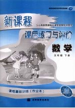 新课程课后练习与评价 数学 五年级 下