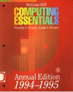 COMPUTING ESSENTIALS ANNUAL EDITION 1994-1995