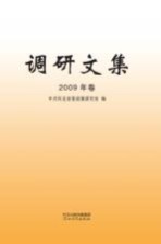 调研文集 2009年卷