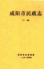 咸阳市民政志 下