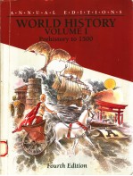 WORLD HISTORY VOLUME 1 PREHISTORY TO 1500 FOURTH EDITION