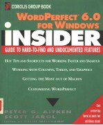 WORDPERFECT 6.0 FOR WINDOWS INSIDER