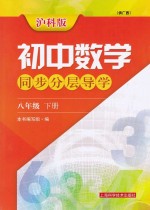 初中数学同步分层导学 八年级 下 供广西 沪科版