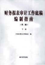 财务报表审计工作底稿编制指南 下 第2版