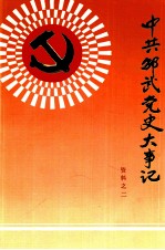 中共邵武党史大事记 资料之二