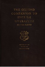 THE OXFORD COMPANION TO ENGLISH LITERATURE FOURTH EDITION