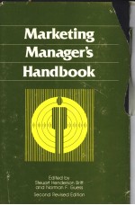 THE DARTHELL MARKETING MANAGER'S HANDBOOK SECOND EDITION