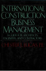 INTERNATIONAL CONSTRUCTION BUSINESS MANAGEMENT