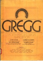 GREGG SHORTHAND FOR COLLEGES TRANSCRIPTION