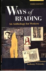 WAYS OF READING AN ANTHOLKOGY FOR WRITERS THIRD EDITION