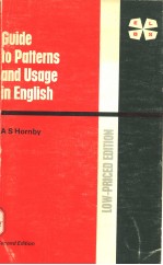 GUIDE TO PATTERNS AND USAGE IN ENGLISH SEOCND EDITION