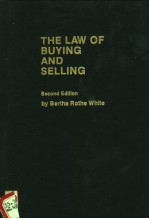 THE LAW OF BUYING AND SELLING SECOND EDITION