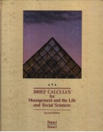 BRIEF CALCULUS FOR MANAGEMENT AND THE LIFE AND SOCIAL SCIENCES SECOND EDITION