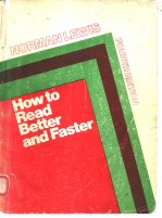 HOW TO READ BETTER AND FASTER FOURTH EDITION