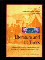 LITERATURE AND ITS TIMES VOLUME 2