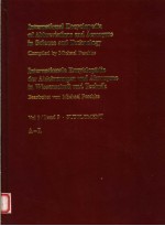 INTERNATIONAL ENCYCLOPEDIA OF ABBREVIATIONS AND ACRONYMS IN SCIENCE AND TECHNOLOGY VOL 9