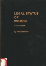 LEGAL STATUS OF WOMEN SECOND EDITION