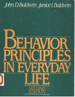 BEHAVIOR PRINCIPLES IN EVERYDAY LIFE SECOND EDITION