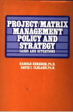 PROJECT/MATRIX MANAGEMENT POLICY AND STRATEGY CASES AND SITUATIONS