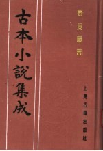 古本小说集成 野叟曝言 第6册
